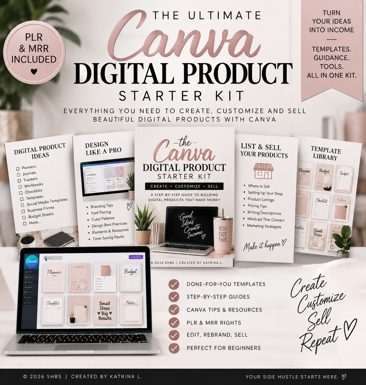 Canva Digital Product Starter Kit ⭐