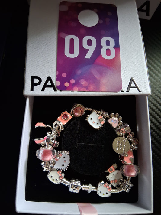 Mother’s Day Bracelet #98 (Hello Kitty Inspired)