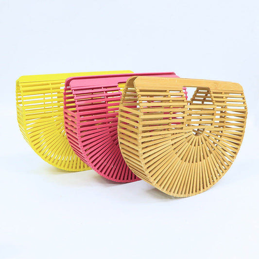 The Coastal Luxe Bamboo Clutch
